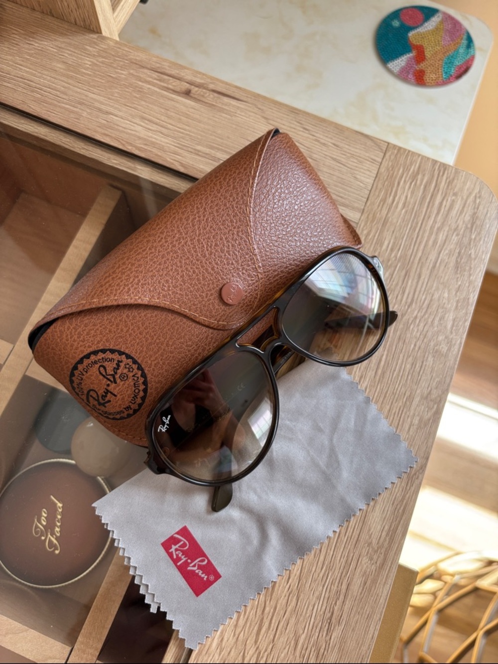 Ray-Ban Brown Tortoiseshell Frame with Brown Gradient Lenses